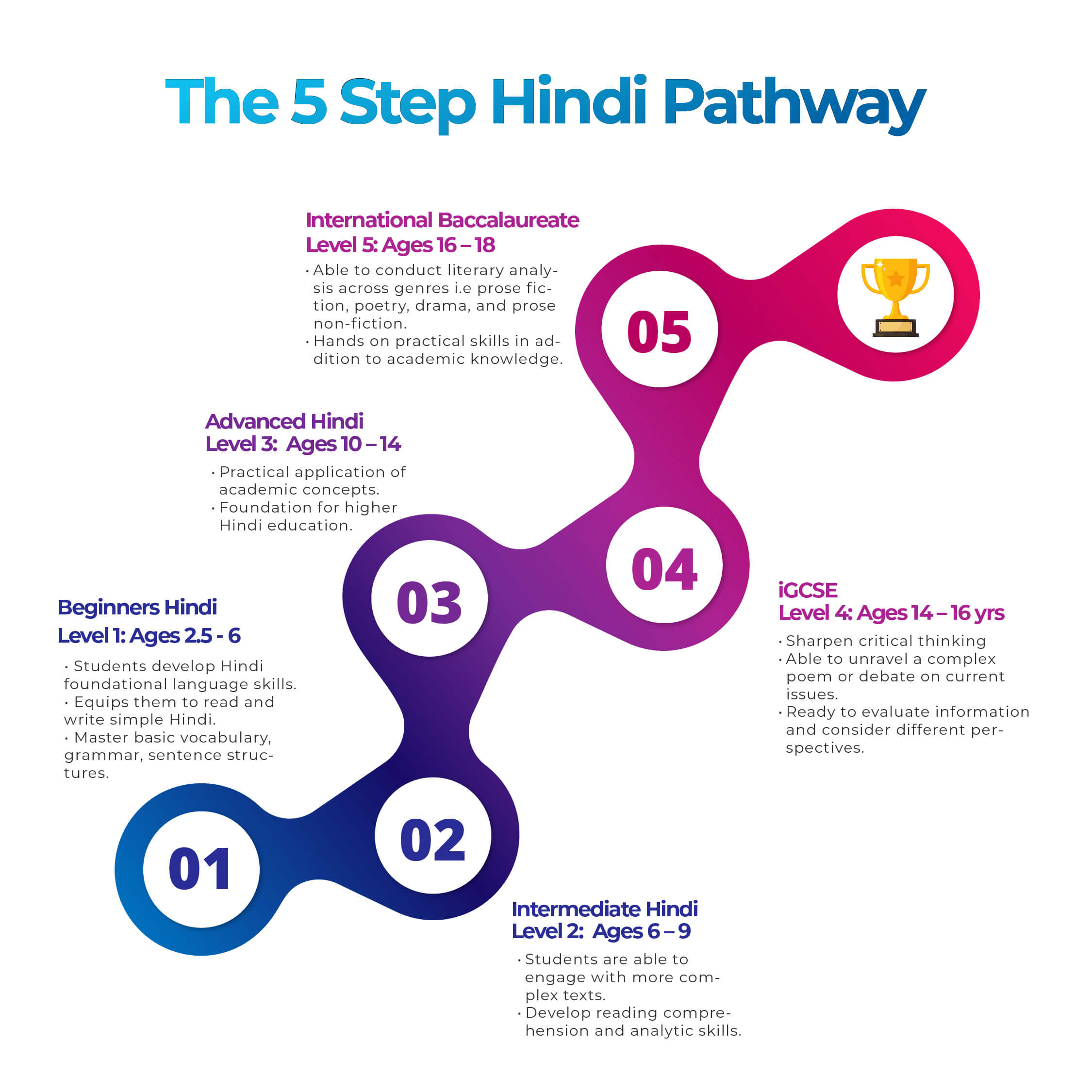 5 Steps Hindi Pathway